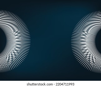 Tendencia del diseño de círculo creativo. Mejor diseño de ilustración de la historia.