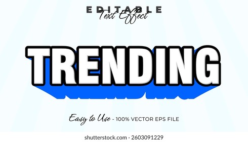 Trending editable text effect, graphic style collection