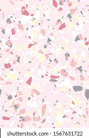 trending fancy seamless terrazzo vector pattern