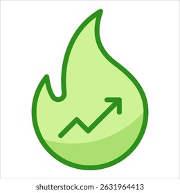 Trending Icon Element For Design