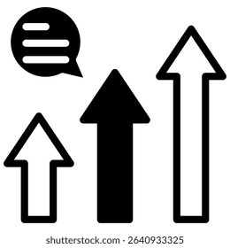Trending Icon Element for Design