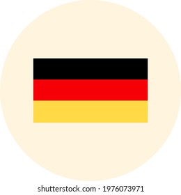 Trending icon of Germany flag.