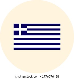 Trending icon of Greece  flag.