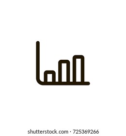 trending icon. sign design