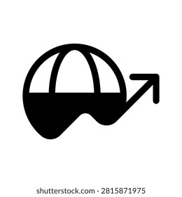 Trending Icon Vector Symbol Design Illustration