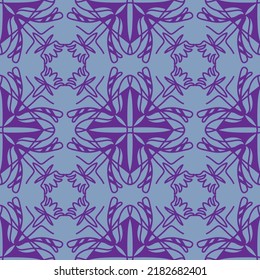 Trending Indonesian Batik ornament Vintage Hand drawn Batik template design. Template Seamless Pattern with easy modification and print vector.