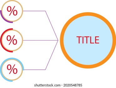 Trending, latest, creative infographic vector icon for business data visualization.