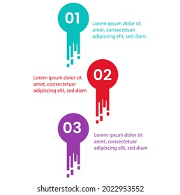 Icono de vector de infografía más reciente y creativo para la visualización de datos empresariales.