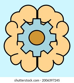 
Trending, latest, creative, vector icon of deep learning for web and mobile with flat colors.
