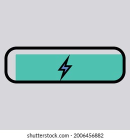 
Trending, latest, creative, vector icon of battery for web and mobile with flat colors.
