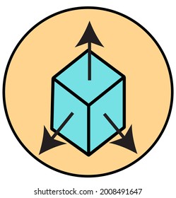 Trending, latest, creative vector icon of modification with outline for web and mobile use.