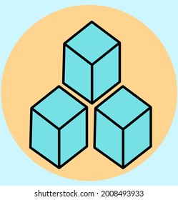 Trending, latest, creative vector icon of material with outline for web and mobile use.