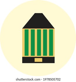 Trending and latest icon of pen case.
