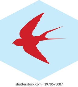 Trending and latest vector icon of siskin bird.