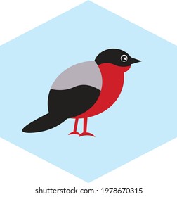 Trending and latest vector icon of tomtit bird.