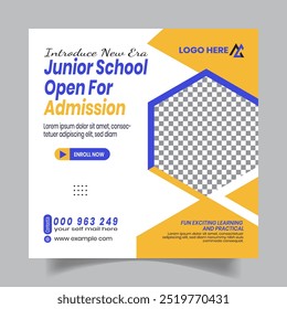 Trending Modern Social Media School Post Design 