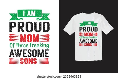 TRENDING MOM T-SHIRT DESIGN Or TYPOGRAPHY T-SHIRT DESIGN