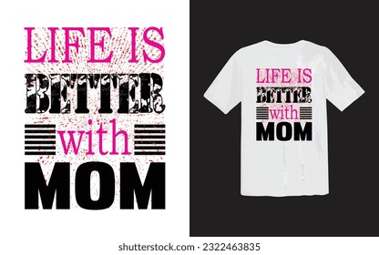 TRENDING MOM T-SHIRT DESIGN Or TYPOGRAPHY T-SHIRT DESIGN