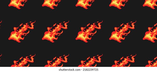 Trending object seamless pattern. Hand drawn banner template design. Template fire cartoon, skull, money Seamless Pattern. abstract,messy, splattered,sprayer texture with easy modification vector.