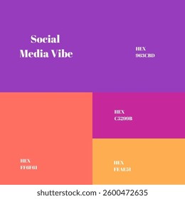 Trending Pulse: A Social Media Vibe-Inspired Color Palette