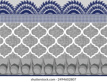 Trending Texture Illustration and Flowers for Background Designs.