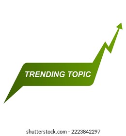 Icono de tema de tendencia para diseño web o de impresión en fondo blanco. Ilustración vectorial. EPS 10.