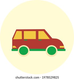 Trending and vector icon of car.