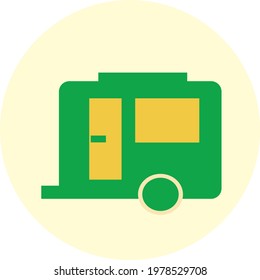 Trending and vector icon of carriage.