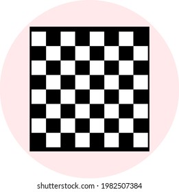 Trending and vector icon of chess board.