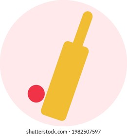 Trending and vector icon of cricket.