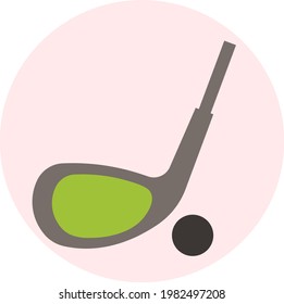 Trending and vector icon of golf.