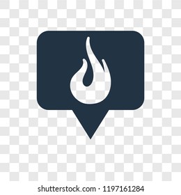 Trending vector icon isolated on transparent background, Trending transparency logo concept
