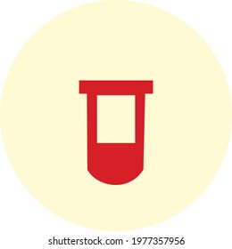 Trending and vector icon of test  tube.