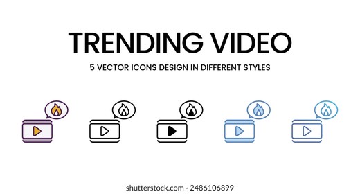 Video Vector Tendencia