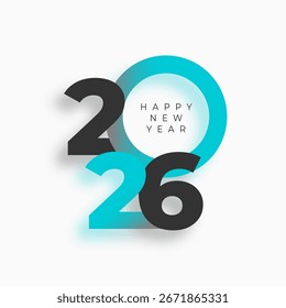 Vector de fondo del evento de año nuevo de moda 2026