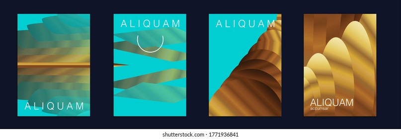 Trendy 2d booklet template with minimal cover for wallpaper design. Vector illustration flat design. Modern flat style vector illustration. Vector light abstract technology background.
