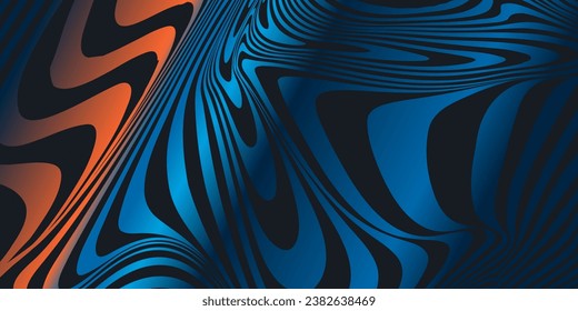 Fiesta de baile nocturno de moda 3d Set. Resumen De Fondo Tiras Gráficas Elementos para Dance Party, Disco, Invitación Club, Afiche Festival, Volante. Ilustración vectorial del Festival de Música Moderno.