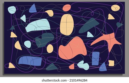 Trendy abstrac and Futuristic design background