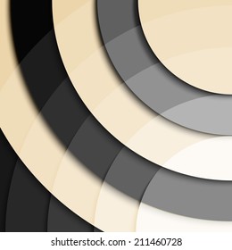 Trendy Abstract 3D Geometrical Design