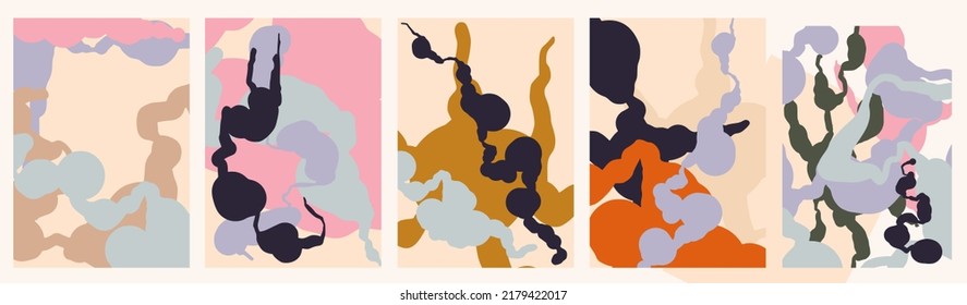 Fondo estético abstracto de moda. Plantillas modernas y personalizadas para su diseño