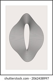 Trendy abstract aesthetic creative minimalist artistic geometric composition
