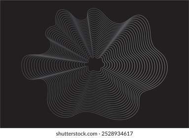Trendy abstract aesthetic creative minimalist artistic geometric composition