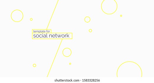 Trendy abstract art geometric background with flat, minimalistic style. Vector poster with elements for design. Template for social networks