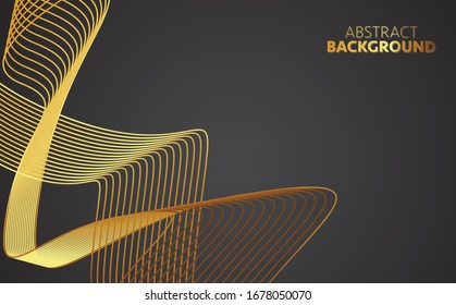 Trendy abstract art geometric background with flat, minimalist stripes style. Vector poster with elements for Business poster