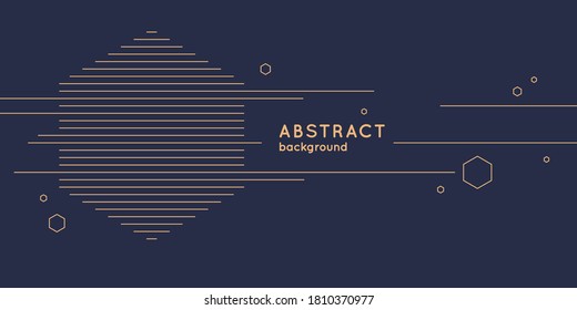 Fondo geométrico de arte abstracto moderno con un estilo plano y minimalista. Afiche vectorial con elementos para el diseño. Plantilla para redes sociales