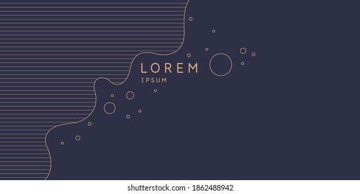 Fondo geométrico de arte abstracto moderno con un estilo plano y minimalista. Afiche vectorial con elementos para el diseño.