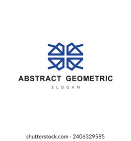 Trendy abstract art geometric background with flat, minimalist style