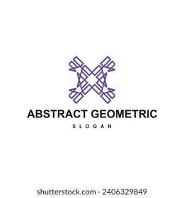 Fondo geométrico de arte abstracto moderno con un estilo plano y minimalista