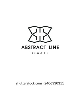 Trendy abstract art geometric background with flat, minimalist style