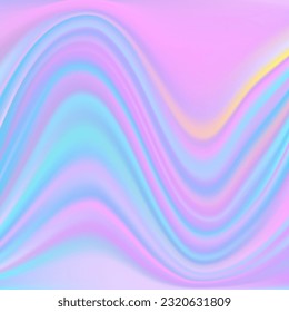 Trendy Abstract Artistic Background. Glamorous Marbled Holographic Texture. Vector Illustration with an Abstract Modern Wallpaper.